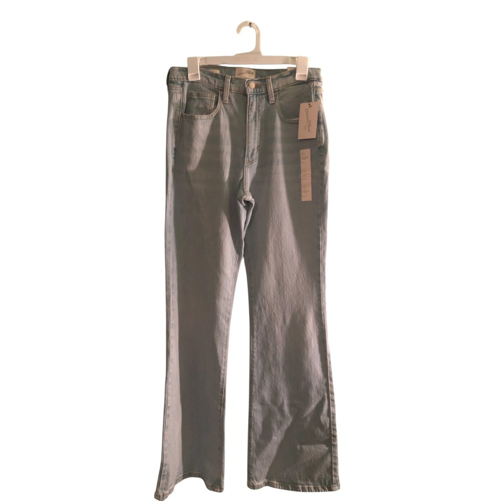 Universal Thread High-Rise‎ Flare Jeans Fitted Hip Comfort Stretch Size 8